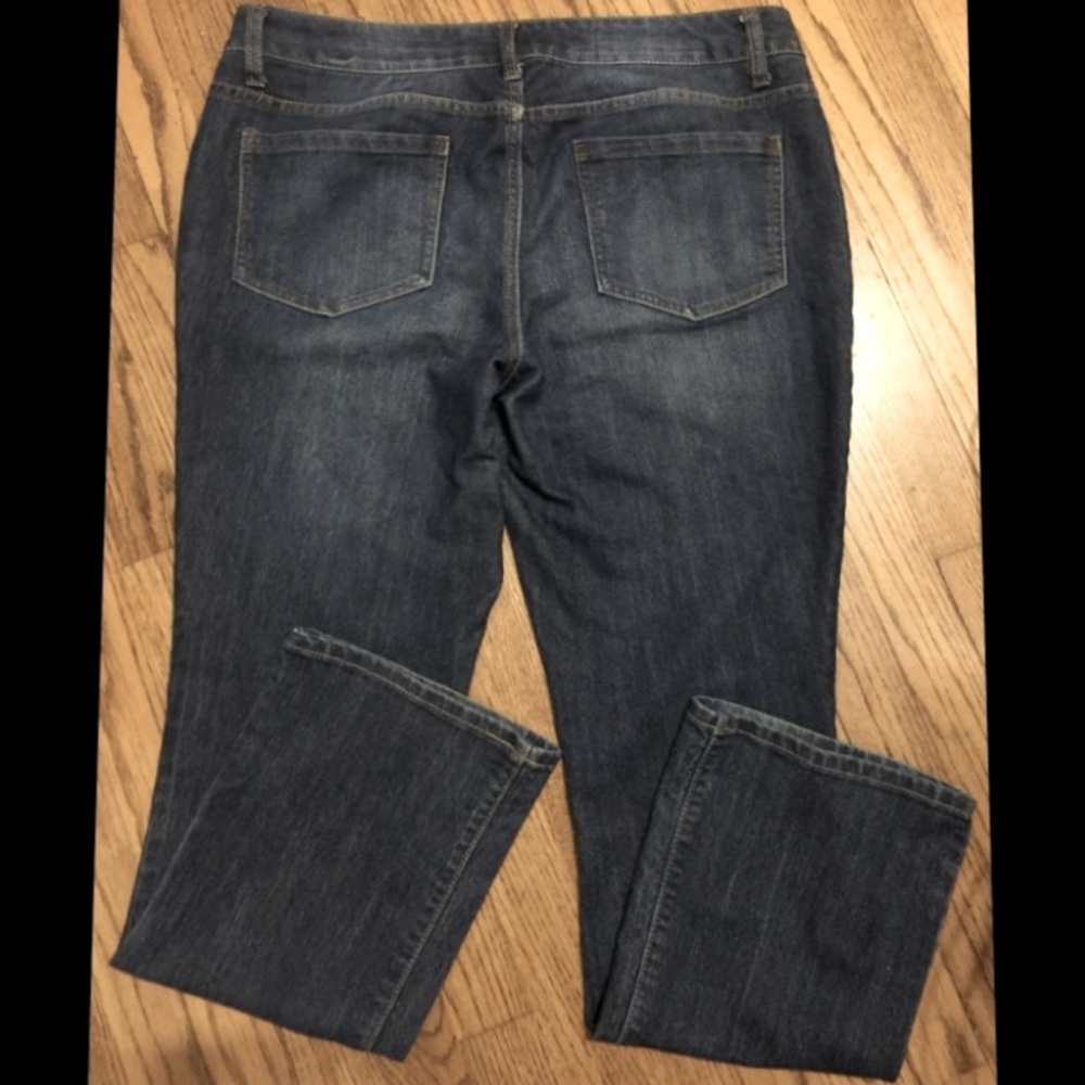 JEANS FADED GLORY BOOT CUT POCKET STRETCH DENIM PLUS SIZE 14  31” SLIMMING FIT - Picture 2 of 4